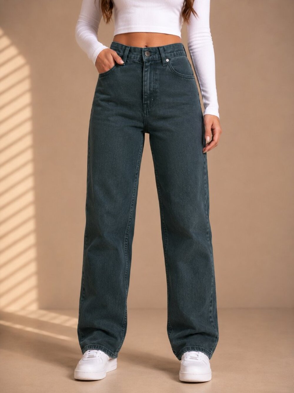 💜 2 for $25 💜 American Eagle Dark‎ Green Skinny Jeans (Women’s 4 Regular)